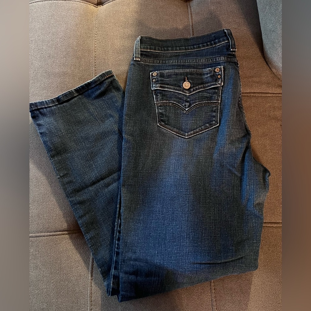 Dark Wash Women’s Levi’s 505’s Jeans - Straight Leg Fit